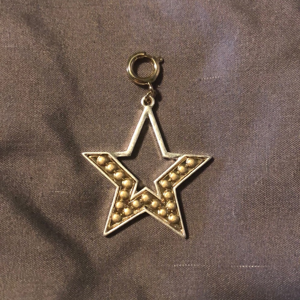 Mixed metal star charm